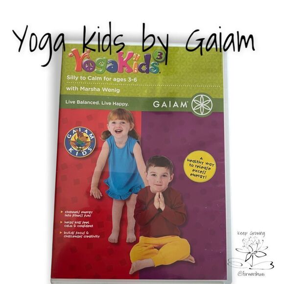 Bundle Sale 3 for $15 | Gaiam Kids: Yogakids (DVD, 2007) | Kids Silly to Calm D - Picture 1 of 6